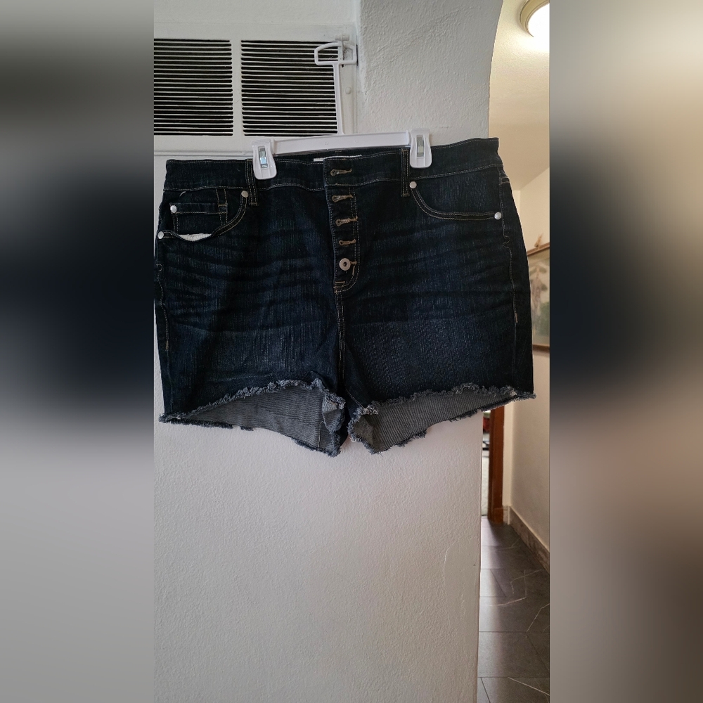 Torrid Dark Indigo Jean Shorts